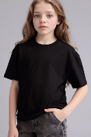 Resim Defacto Kız Çocuk T-shirt D9099A8/BK81