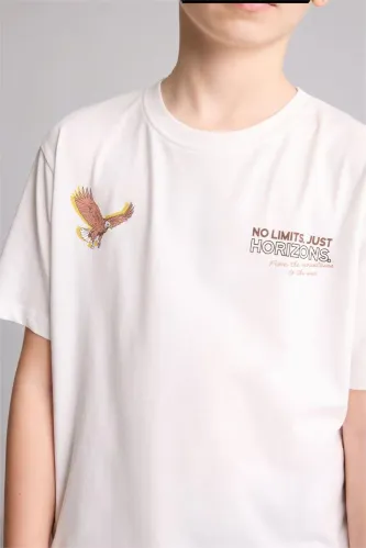 Resim Defacto Erkek Çocuk T-shirt H6362A8/ER105