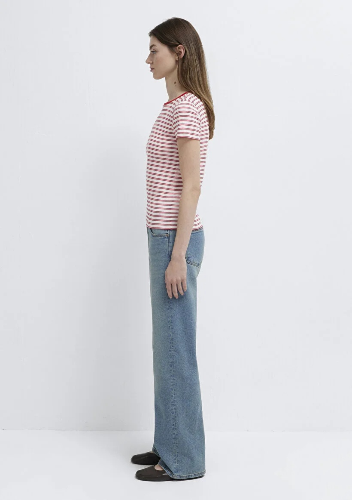 Resim Mavi Kadın T-shirt M1613928-89387