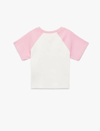 Resim Koton Kız Çocuk T-shirt 6SKG10145AK