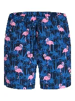 Resim Jack & Jones Jpstmauı Vıbes Novelty Aop Swım Short Sn Erkek Deniz Şortu 12291426