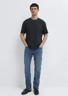 Resim Mavi Erkek T-shirt M0613589-71379