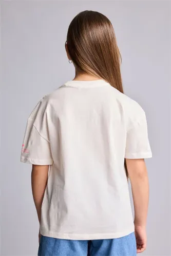 Resim Defacto Kız Çocuk T-shirt H7246A8/ER98