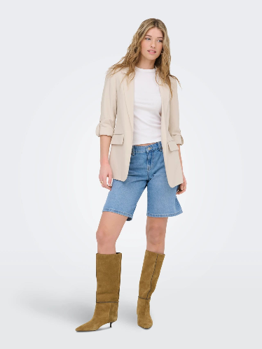 Resim Only Onlarıs Lıfe 3/4 Loose Blazer Cc Wvn Kadın Ceket 15310839