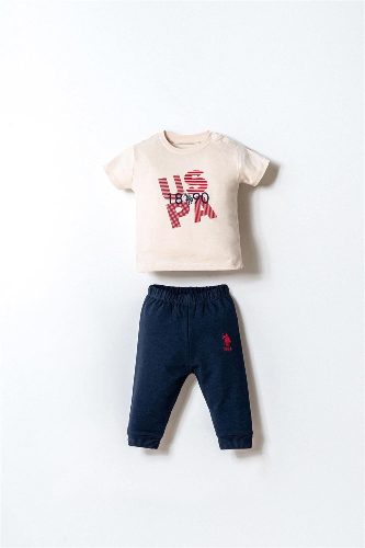 Resim U.S. Polo Assn Bebek Erkek Bebek Sweat Takım Usb2866