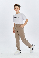 Resim Yenikoza Erkek Çocuk Kanvas Pantolon