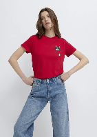 Resim Mavi Kadın T-shirt M1613723-70935