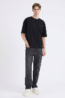 Resim Defacto Erkek T-shirt D5875AX/BK81