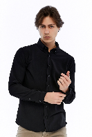 Resim Paul&More Yaka Düğmeli Ön Fitil Gömlek 70085