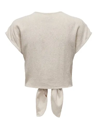 Resim Only Onlsıesta Ss Knot Lın Bl Shırt Pnt Noos Kadın Gömlek 15322270