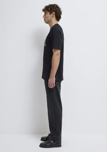 Resim Mavi Logo Erkek T-shirt M0611711-900