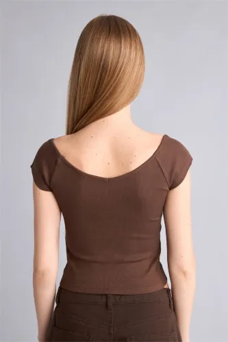 Resim Defacto Kadın T-Shirt H1170Ax/Bn267