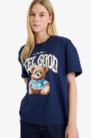 Resim Defacto Kadın T-shirt G2336AX/NV241