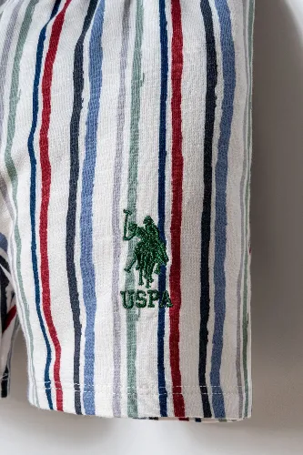 Resim U.S. Polo Assn Bebek Erkek Bebek Şort Takım USB2880