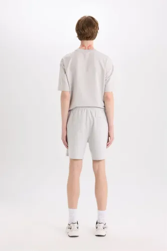 Resim Defacto Erkek Penye Şort B8674AX/GR184