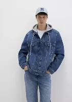 Resim Mavi Tbd Authentic Erkek Jean Ceket M0112808-90839