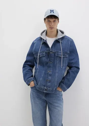 Resim Mavi Tbd Authentic Erkek Jean Ceket M0112808-90839