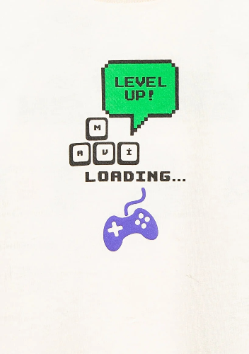 Resim Mavi Erkek Çocuk Tişört M6610421-70057