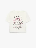 Resim Koton Kız Çocuk T-shirt 6SKG10333AK