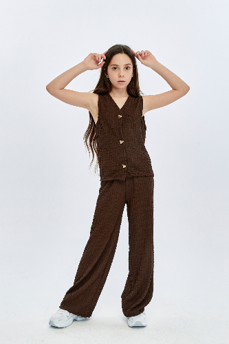 Resim Yenikoza Kız Çocuk Pantolon Takım