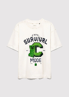 Resim Mavi Erkek Çocuk Tişört M6610433-70057