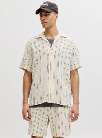 Resim Jack & Jones Jorcoba Strıpe Resort Shırt Ss Sn Erkek Gömlek 12271060