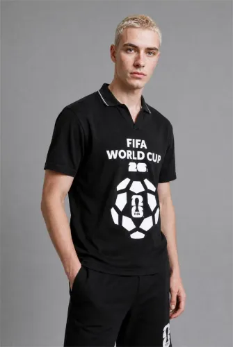 Resim Defacto Erkek T-shirt H8976AX/BK81