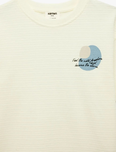 Resim Koton Erkek Çocuk T-shirt 6SKB10033TK