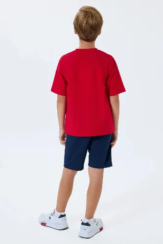 Resim U.S. Polo Assn Kids Erkek Çocuk Şort Takım Us2408-4