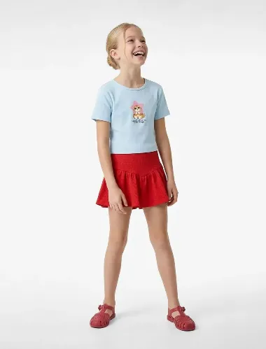 Resim Koton Kız Çocuk T-shirt 6SKG10492AK