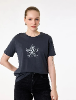 Resim Koton Kadın T-shirt 6SAK50155EK