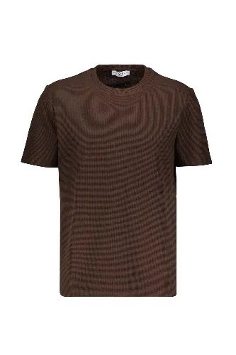 Resim Süvari Waffle Sıfır Yaka Erkek T-shirt Sts1014000001