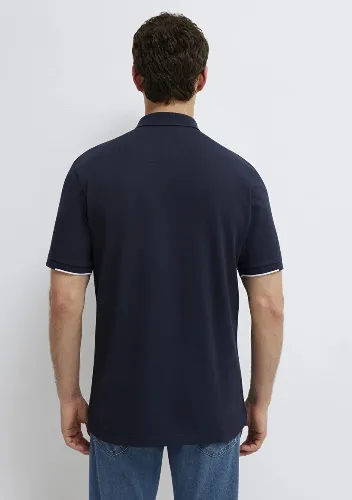 Resim Mavi Erkek T-shirt M0613272-70490