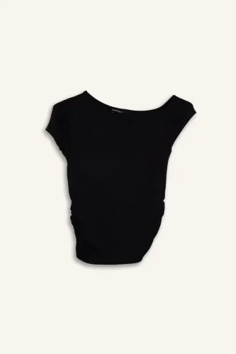 Resim Defacto Kadın  T-shirt G5383AX/BK81