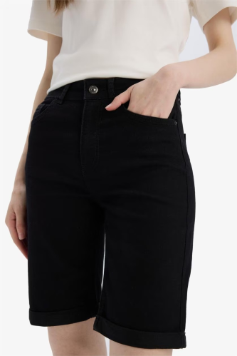 Resim Defacto Kadın Penye Şort A1958AX/NM40