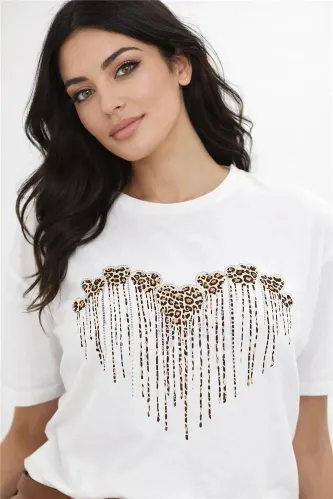 Resim Fashion Friends Kadın T-shirt 26Y0277K1