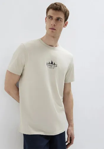 Resim Mavi Erkek T-shirt M0613284-70144