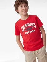 Resim Koton Erkek Çocuk T-shirt 6SKB10646TK