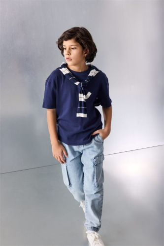 Resim Defacto Erkek Çocuk Jean Pantolon F9711A8/NM39