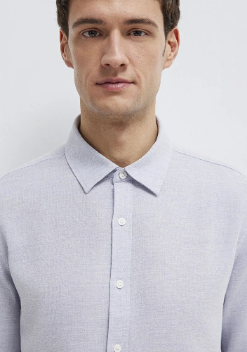 Resim Mavi Erkek Uzun Kol Gömlek M0211913-70813