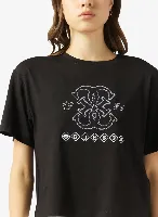 Resim Guess Athleisure  Kadın  T-shirt V6GI10K2977-JBLK Gabı Ss Cn T-Shırt