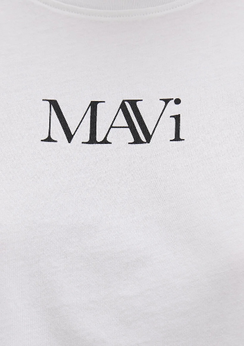 Resim Mavi Mavı Logo Kadın T-Shirt M1611594-620