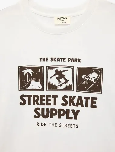 Resim Koton Erkek Çocuk T-shirt 6SKB10715TK