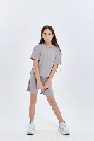 Resim Yenikoza Kız Çocuk Şort Takım