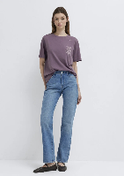 Resim Mavi Kadın T-shirt M1613875-70648