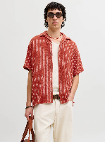 Resim Jack & Jones Jorcoba Strıpe Resort Shırt Ss Sn Erkek Gömlek 12271060