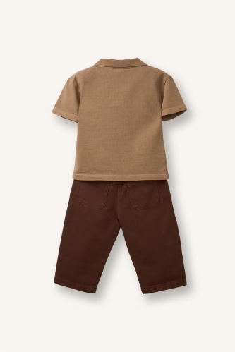 Resim Defacto Erkek Bebek Sweat Takım G8763A5/BG106