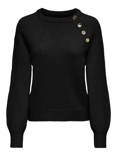 Resim Only Onlemma Ls Button Oneck Knt Noos Kadın Kazak 15302253