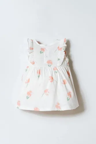 Resim U.S. Polo Assn Bebek Kız Bebek Elbise USB2985