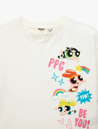 Resim Koton Kız Çocuk T-shirt 6SKG10048AK